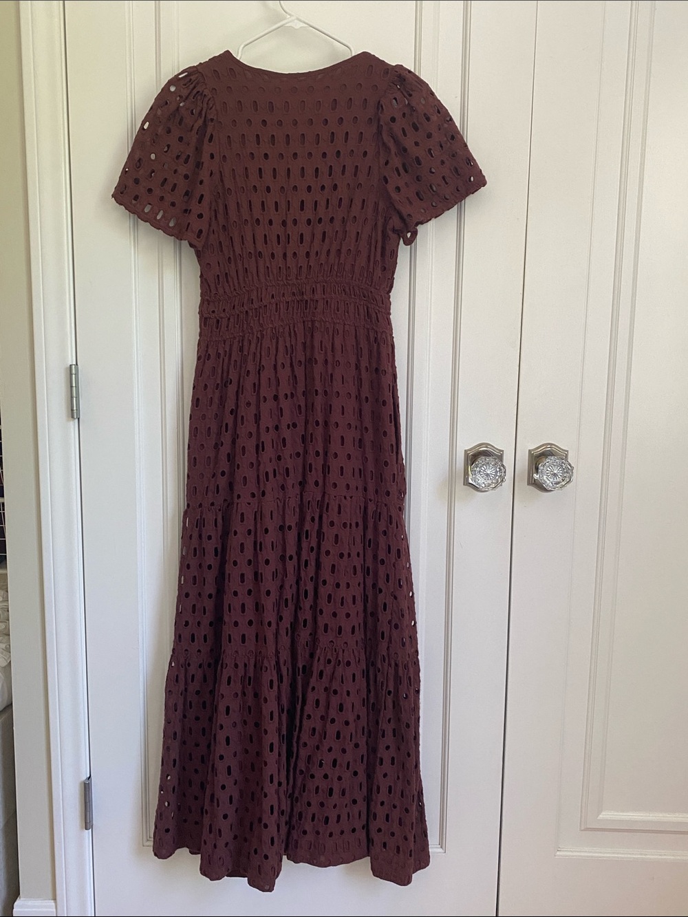Anthropologie: Somerset Brown Eyelet Dress - Picture 3 of 5